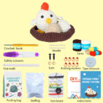 Chubby Chicken Amigurumi Crochet Kit For Beginners