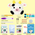 Cow Amigurumi Crochet Kit For Beginners