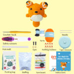 Felix The Fox Diy And Complete Crochet Kit For Beginners, Experts, Adults, And Kids, With Materials And Instruction
