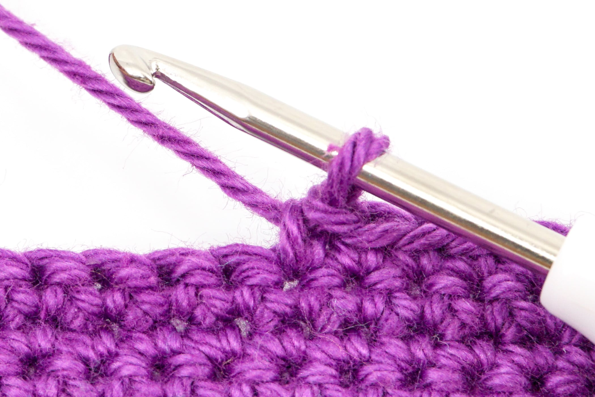 Insert The Hook Into The Next Stitch