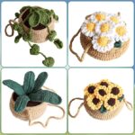 4pcs Set Hanging Baskets Crochet Starter Kit For Beginners With Step By Step Video Tutorials