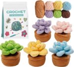 Crochet Kit For Beginners Diy Knitting Supplies Beginner Crochet Starter Kit With Step By Step Video Tutorials Crocheting Beginners Knitting Kit Learn To Crochet Kits For Adults And Kids