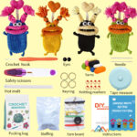 Funny Key Bag Amigurumi Crochet Kit For Beginners